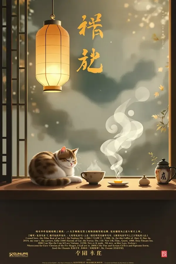 茶与猫的和歌海报，2025年中国内地动漫